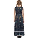 Remote Work Work From Home Online Work Kids  Satin Sleeveless Maxi Dress View4