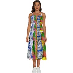 Brain Cerebrum Biology Abstract Sleeveless Shoulder Straps Boho Dress by pakminggu
