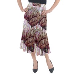 Brain Think Neurons Circuit Midi Mermaid Skirt by pakminggu