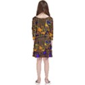 Binary Code Transformation Kids  Quarter Sleeve Skater Dress View2