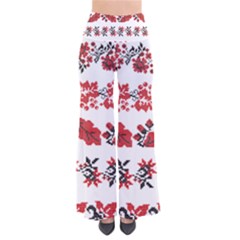 Ukraine Scheme Pattern Kit Ornament Plants So Vintage Palazzo Pants by pakminggu