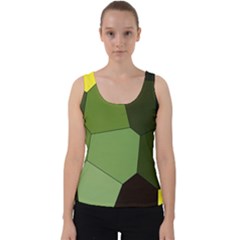 Mosaic Structure Background Tile Velvet Tank Top by danenraven