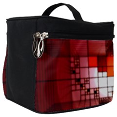 Pattern Structure Light Patterns Make Up Travel Bag (big) by danenraven