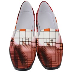 Pattern Structure Light Patterns Women s Classic Loafer Heels by danenraven
