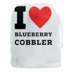 I Love Blueberry Cobbler Drawstring Pouch (3xl) by ilovewhateva