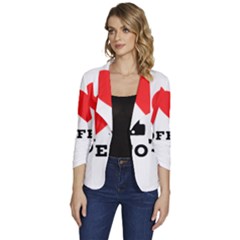 I Love Toffee Women s One-button 3/4 Sleeve Short Jacket by ilovewhateva