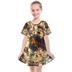 Science Fiction Background Fantasy Kids  Smock Dress by danenraven