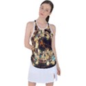 Science Fiction Background Fantasy Racer Back Mesh Tank Top View1