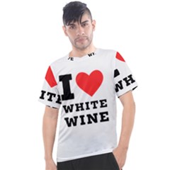 I Love White Wine Men s Sport Top by ilovewhateva