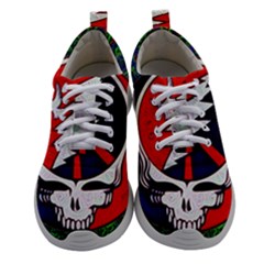 Grateful Dead Pattern Women Athletic Shoes by Mog4mog4