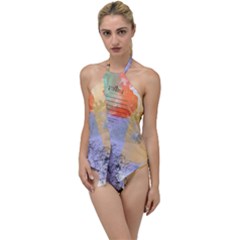Scrapbook Paris Vintage France Go With The Flow One Piece Swimsuit by Mog4mog4
