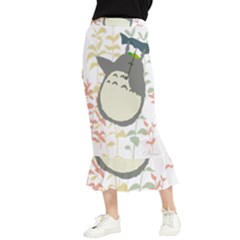 My Neighbor Totoro Cartoon Maxi Fishtail Chiffon Skirt by Mog4mog4