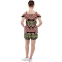 Art Dog Clip Art Ruffle Cut Out Chiffon Playsuit View2