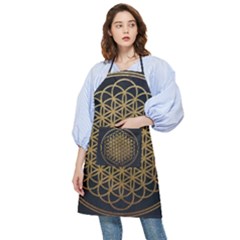 Horizon Sempiternal Bring Abstract Pattern Pocket Apron by Bakwanart