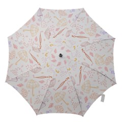 Weather Umbrella Rain Cloud Seamless Doodle Pattern Hook Handle Umbrellas (medium) by Bakwanart