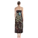 Astronaut Playing Guitar Parody Button Up Chiffon Maxi Dress View2