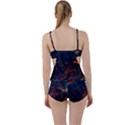 Abstract Colorful Circuit Boyleg Tankini Set  View2