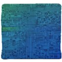 Blue And Green Circuit Board Wallpaper Circuit Board Sketch Back Support Cushion View4