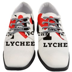 I Love Lychee  Women Heeled Oxford Shoes by ilovewhateva