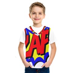Zap Comic Book Fight Kids  Basketball Tank Top by 99art