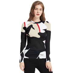 Bat Broom Broomstick Women s Long Sleeve Rash Guard by 99art