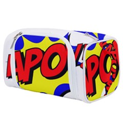Kapow-comic-comic-book-fight Toiletries Pouch by 99art