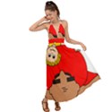 Comic-characters-grandfather Backless Maxi Beach Dress View1