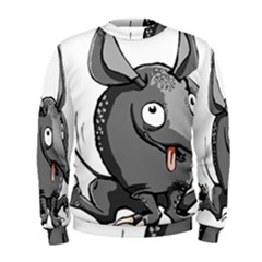 Animal-armadillo-armored-ball- Men s Sweatshirt by 99art