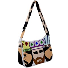 Comic-characters-eastern-magi-sages Zip Up Shoulder Bag by 99art
