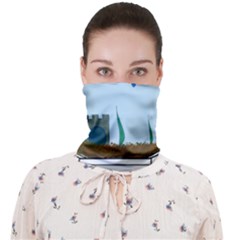 Wal-fish-small-world-lake-sea Face Covering Bandana (adult) by 99art