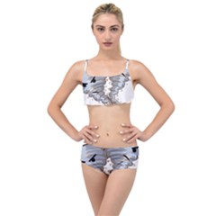 Tornado-twister-angry-comic Layered Top Bikini Set by 99art