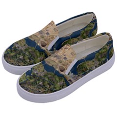Map Illustration Gta Kids  Canvas Slip Ons by B30l