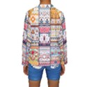 Pattern Texture Multi Colored Variation Kids  Long Sleeve Swimwear View2