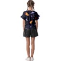 Cosmos Rockets Spaceships Ufos Kids  Cut Out Flutter Sleeves View2