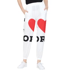 I Love Pork  Women s Tapered Pants by ilovewhateva