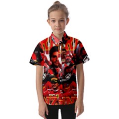 Carlos Sainz Kids  Short Sleeve Shirt by Boster123