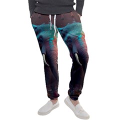 Elephant Tusks Trunk Wildlife Africa Men s Jogger Sweatpants by Ndabl3x