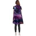 Landscape Painting Purple Tree Sleeveless Chiffon Waistcoat Shirt View2