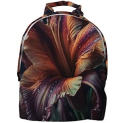 Flower Orange Lilly Mini Full Print Backpack by Ndabl3x