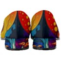 Mushrooms Fungi Psychedelic Women s Classic Loafer Heels View4