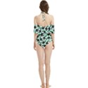 Orca Killer Whale Fish Halter Flowy Bikini Set  View2