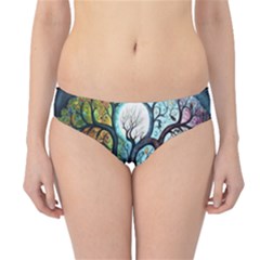 Tree Colourful Hipster Bikini Bottoms by Ndabl3x