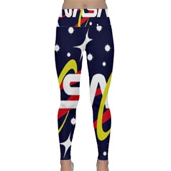 Nasa Insignia Lightweight Velour Classic Yoga Leggings by Wav3s