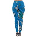 About-space-seamless-pattern Lightweight Velour Leggings View2