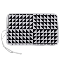 Optical Illusion Black Pen Storage Case (l) by Ndabl3x
