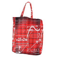 Geometry Mathematics Cube Giant Grocery Tote by Ndabl3x