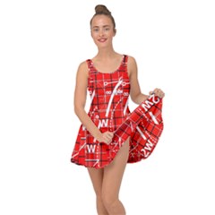 Geometry Mathematics Cube Inside Out Casual Dress by Ndabl3x