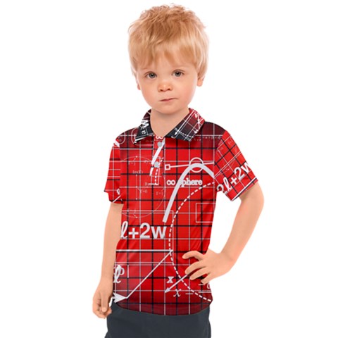 Geometry Mathematics Cube Kids  Polo Tee by Ndabl3x