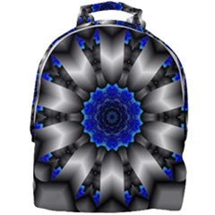Kaleidoscope Abstract Round Mini Full Print Backpack by Ndabl3x