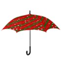Christmas Paper Star Texture Hook Handle Umbrellas (Small) View3